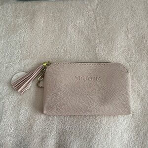 NWT Blush Pink Leather Wallet with Wrist Strap